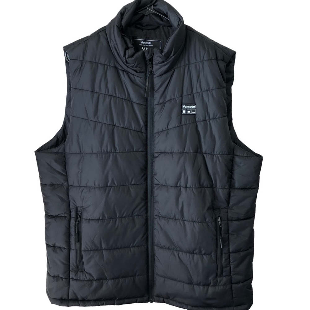 Vencede black xl Mens puffer vest in very good condition.